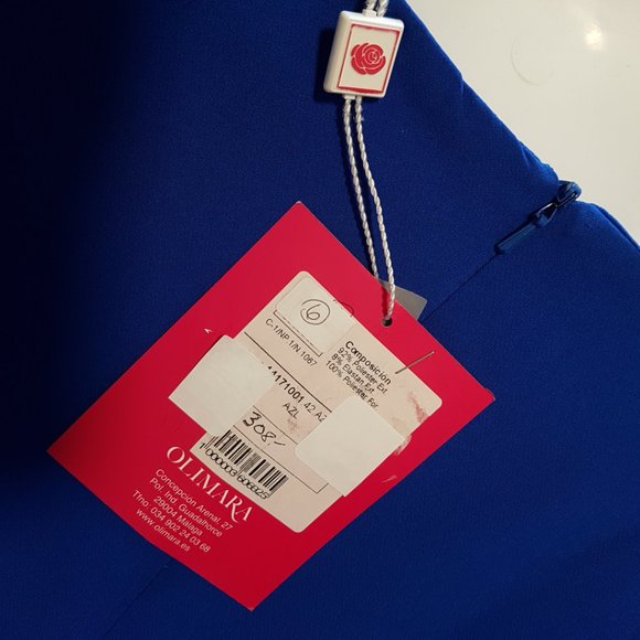 OLIMARA Blue Classic, Occasion Dress, Made in Spain, sz 6/8 - Picture 11 of 12